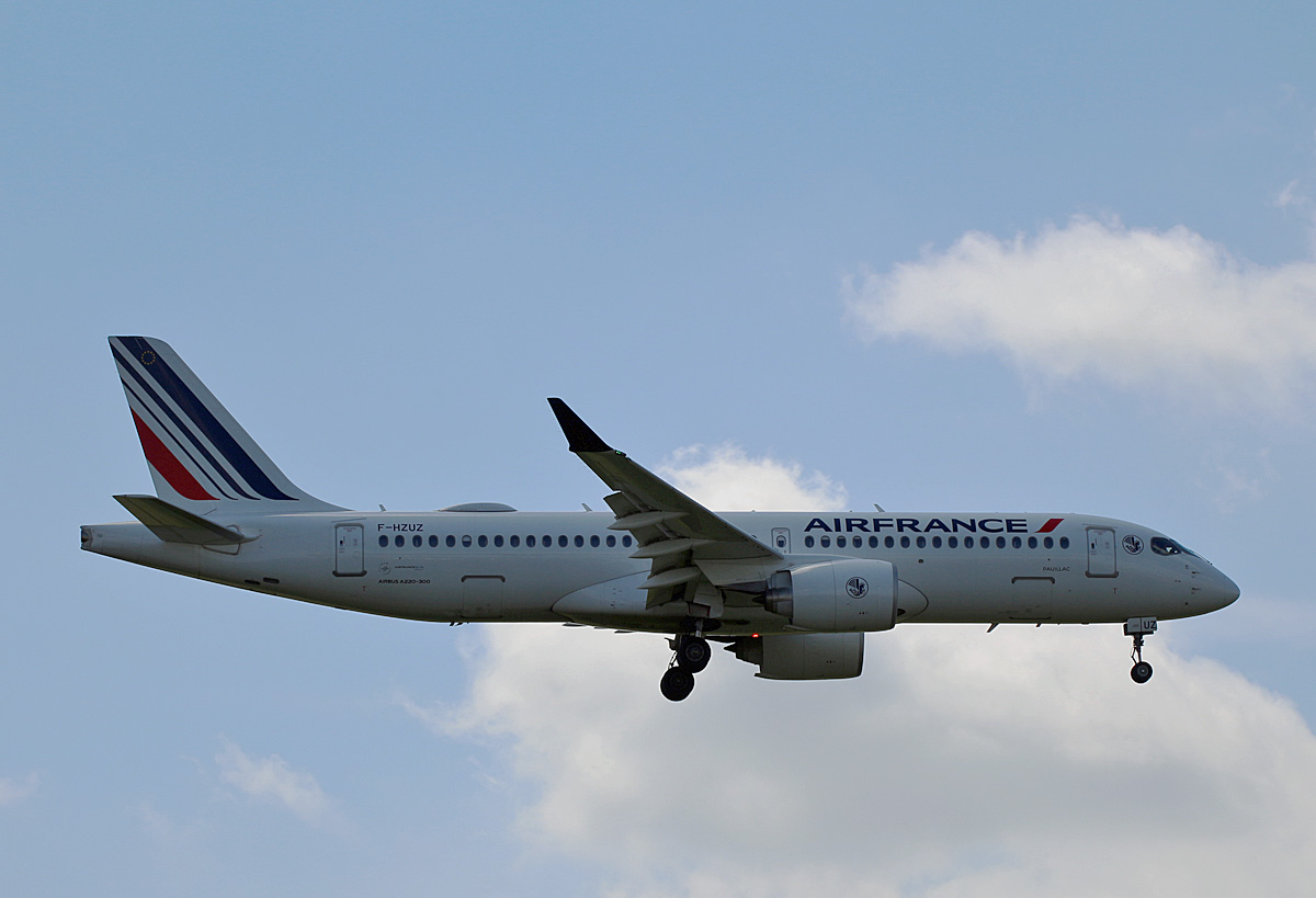 Air France, Airbus A 220-300, F-HZUZ, BER, 23.06.2024