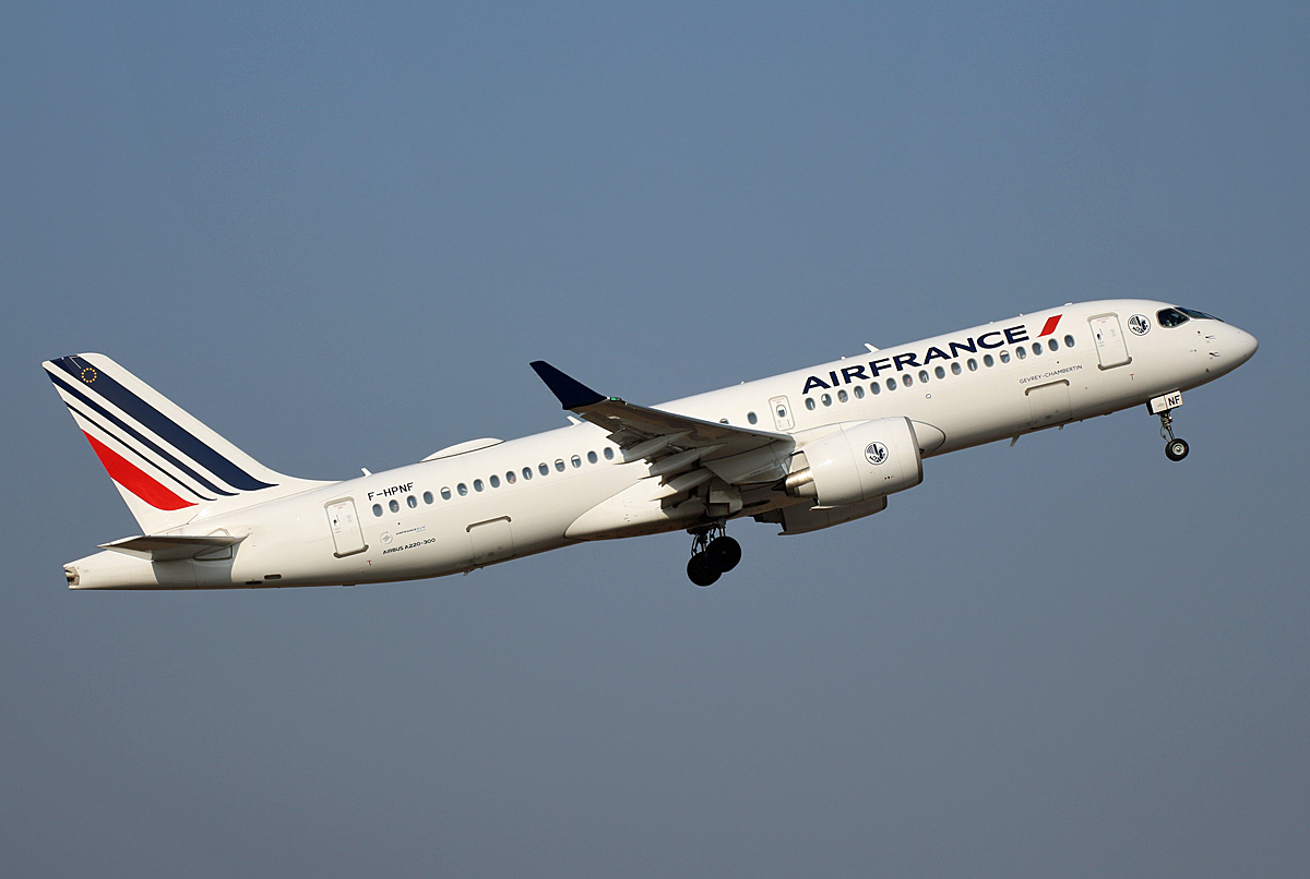 Air France, Airbus A 220-300, F-HPNF, BER, 09.02.2025