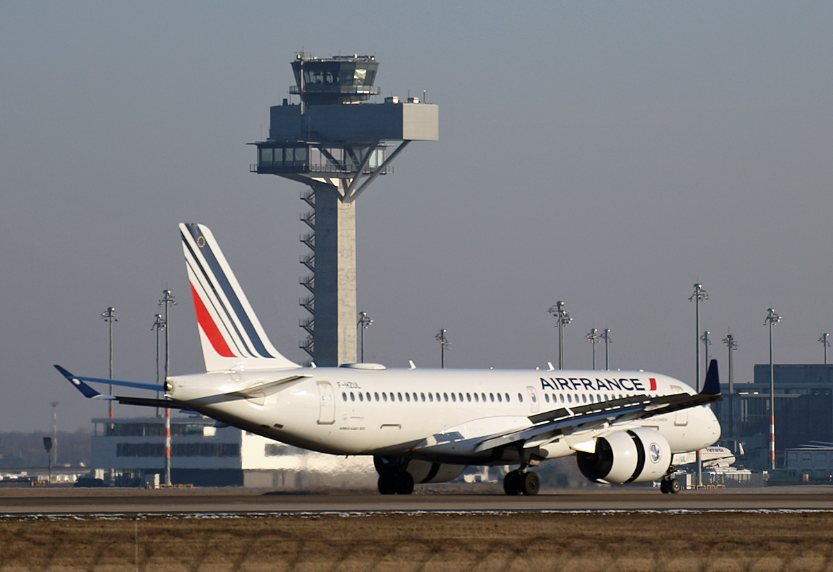 Air France, Airbus A 220-300, F-HZUL, BER, 22.02.2025