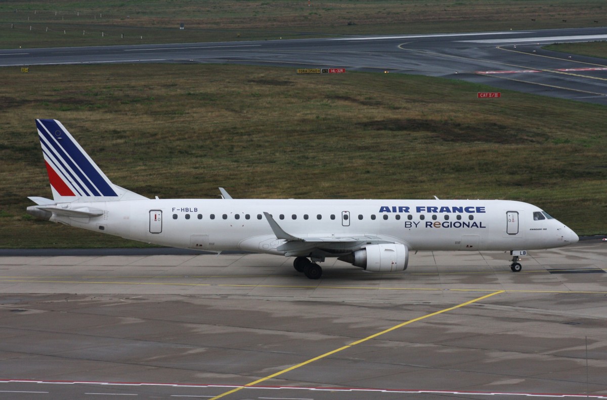 Air France Regional,F-HBLB,(c/n19000060),Embraer ERJ-190-100LR,08.09.2013,CGN-EDDK,Kln-Bonn,Germany