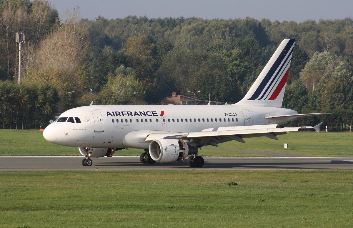 Air France,F-GUGO,(c/n 2951),Airbus A318-111,04.10.2014,HAM-EDDH,Hamburg,Germany