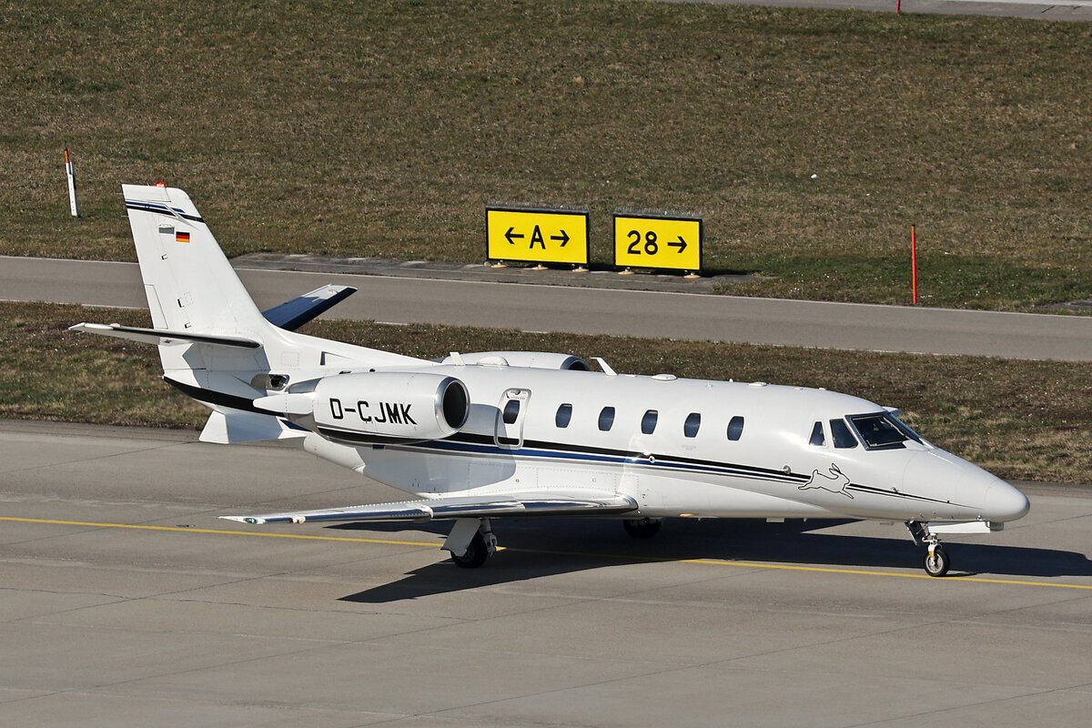 Air Hamburg Private Jets, D-CJMK, Cessna 560XL Citation 560XLS+, msn: 560-6265, 08.März 2025, ZRH Zürich, Switzerland.