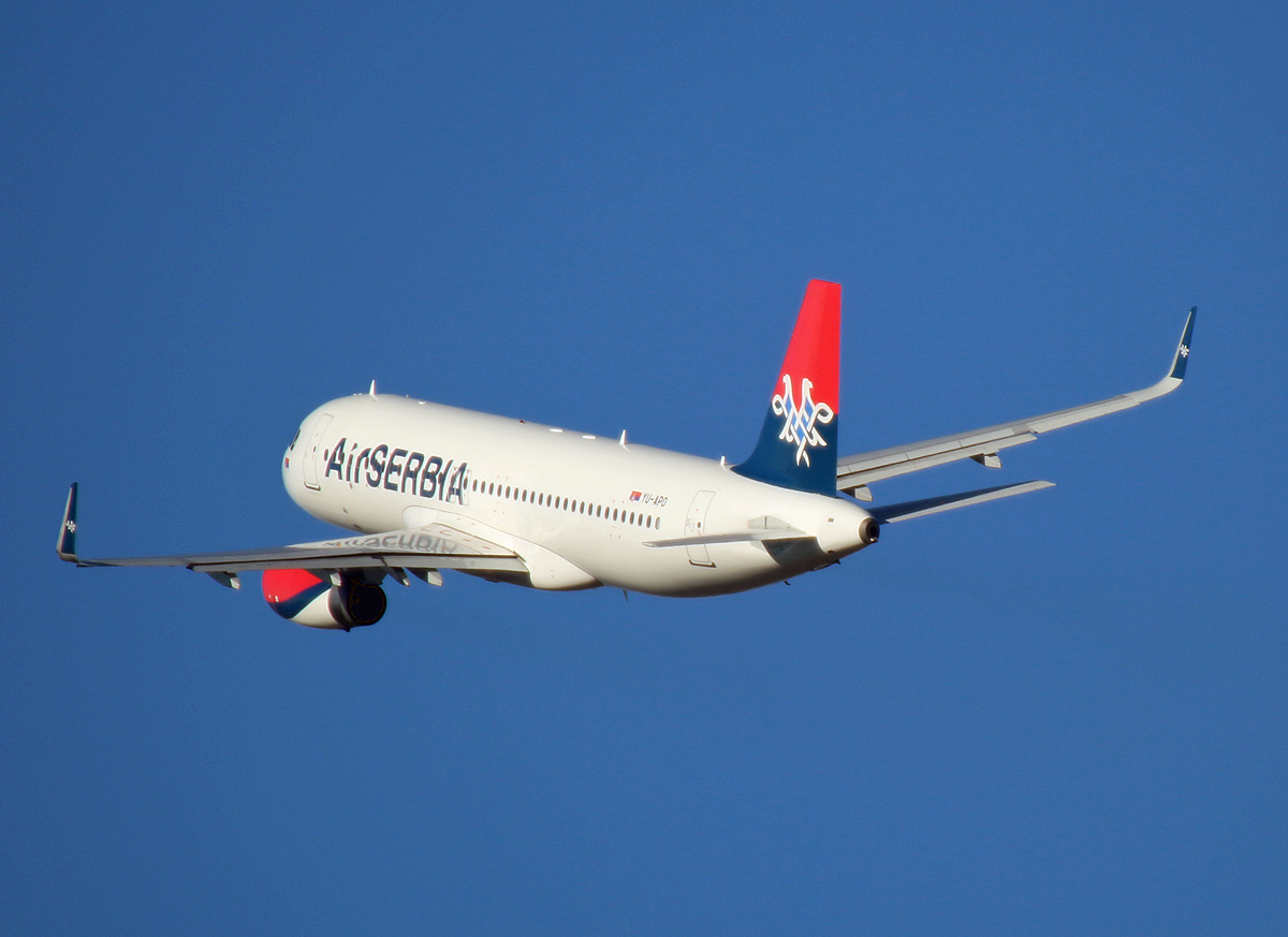 Air Serbia, Airbus A 320-232, YU-APO, BER, 22.02.2025