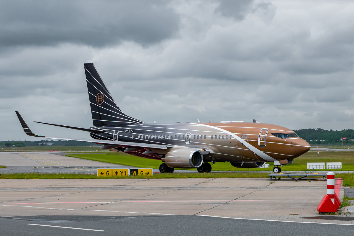  Air X Charter  - 9H-ELF - Boeing B737-700 BBJ - Hamburg Airport - 29.05.2022