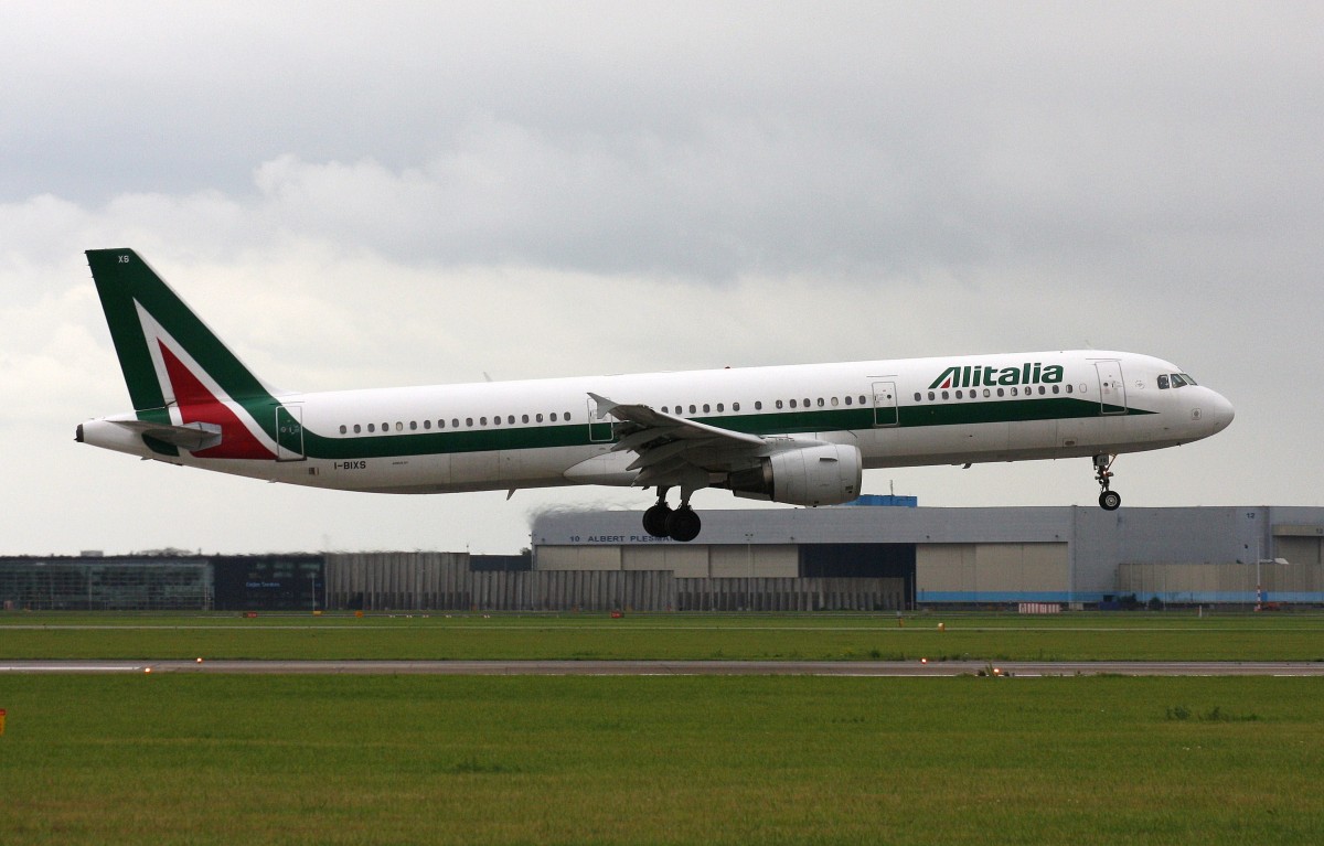 Alitalia,I-BIXS,(c/n 599),Airbus A321-112,16.08.2014,AMS-EHAM,Amsterdam-Schiphol,Niederlande