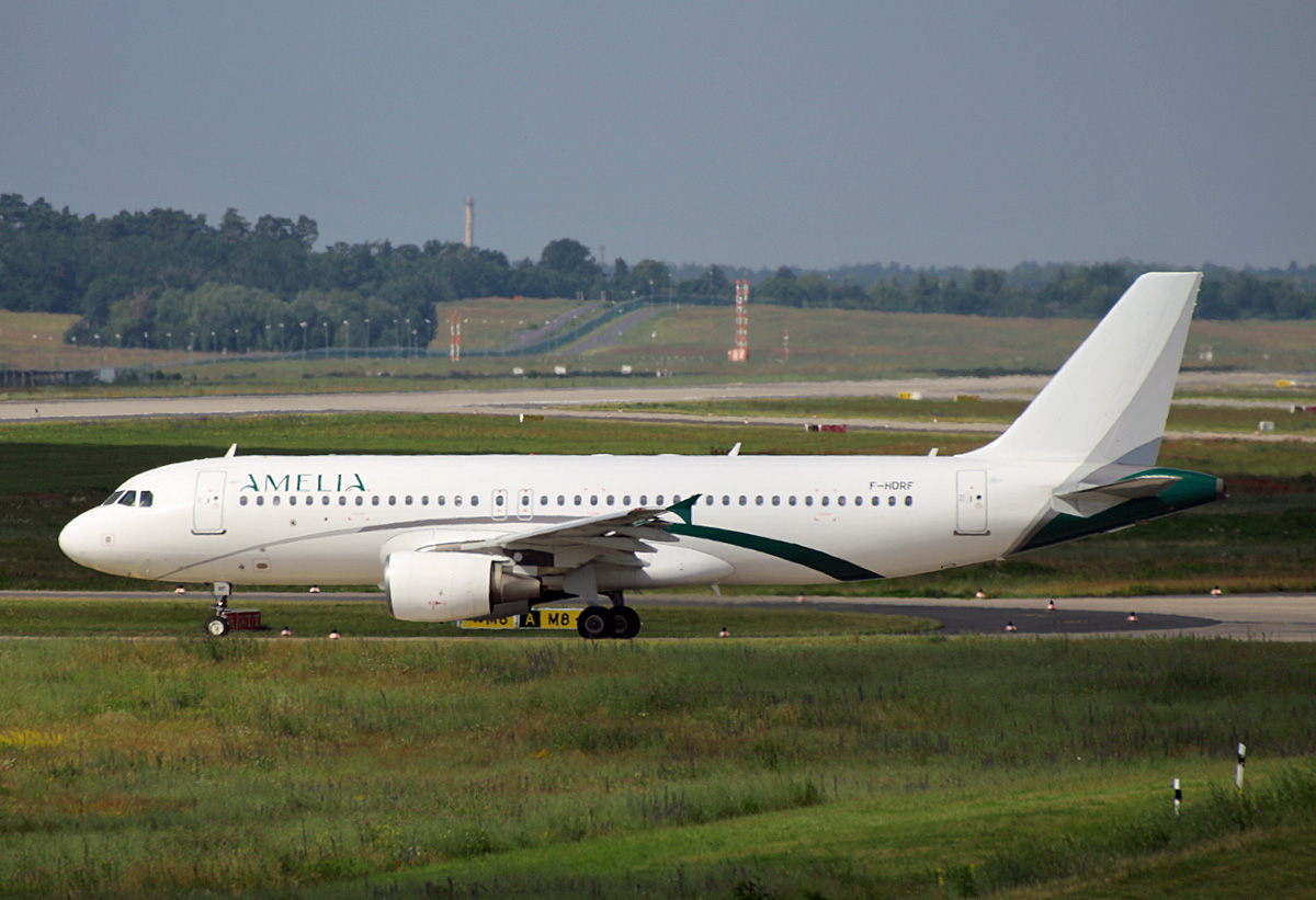 Amelia Airbus A 320-214, F-HDRF, BER, 23.06.2024