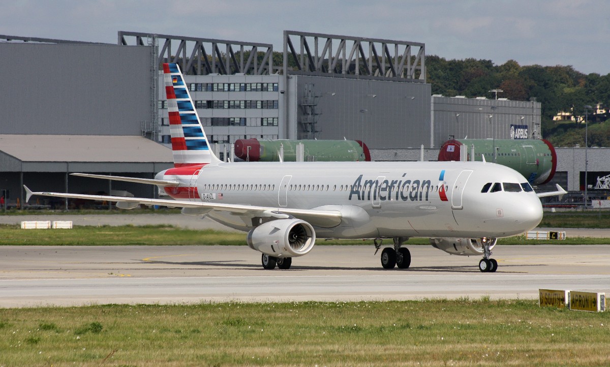 American Airlines,D-AVZL,Reg.N912UY,(c/n 6264),Airbus A321-231,02.09.2014,XFW-EDHI,Hamburg-Finkenwerder,Germany