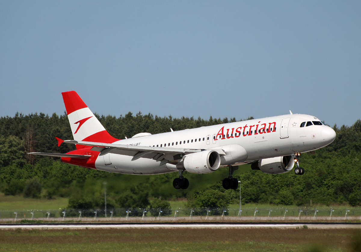 Austrian Airlines, Airbus A 320-214, OE-LBT, BER, 12.05.2024