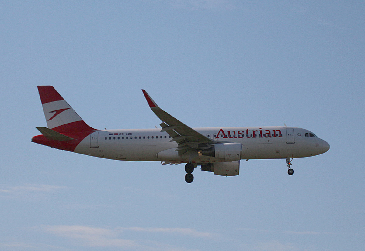 Austrian Airlines, Airbus A 320-214, OE-LZE, BER, 15.07.2024