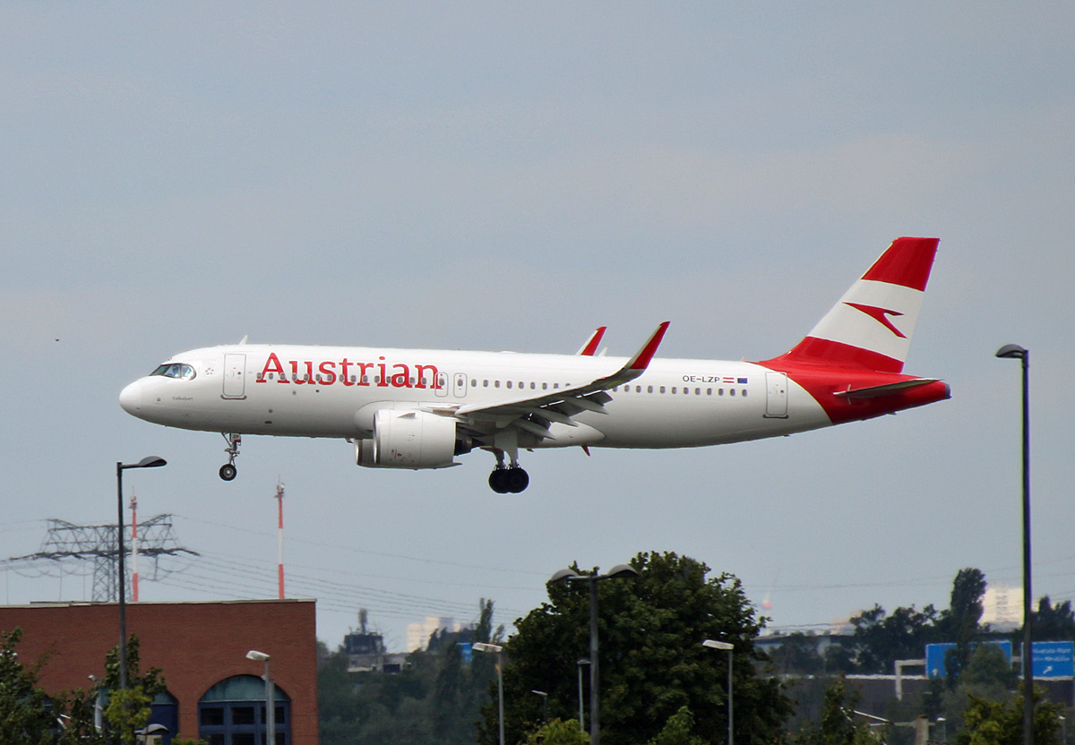 Austrian Airlines, Airbus A 320-271N, OE-LZP, BER, 23.06.2024