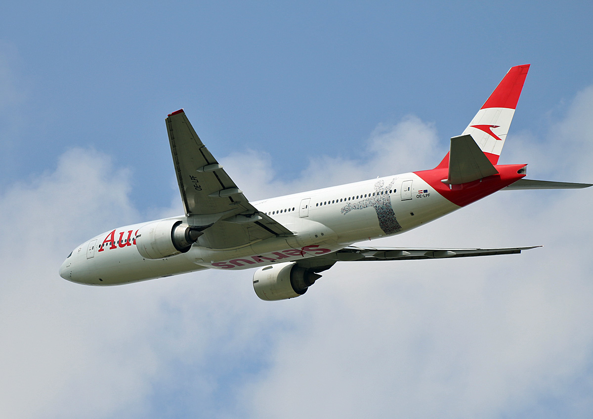 Austrian Airlines, Boeing B 777-2Q8, OE-LPF, BER, 27.05.2024