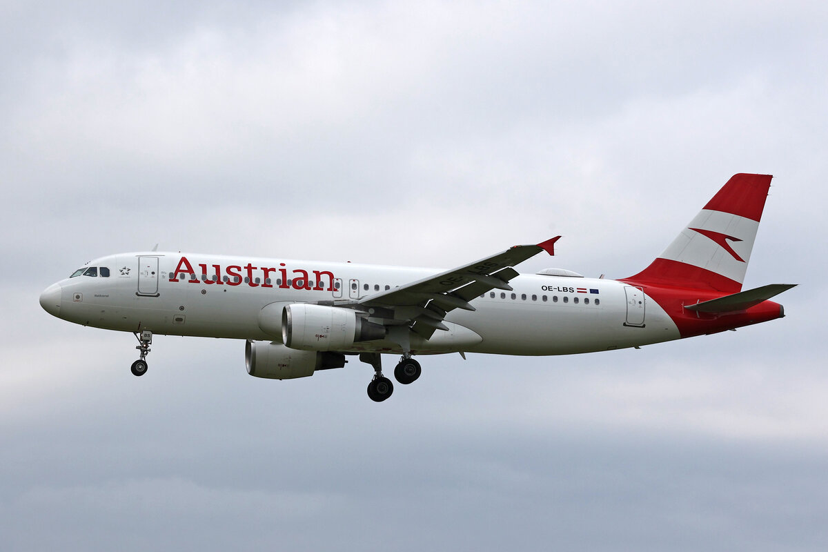 Austrian Airlines, OE-LBS, Airbus A320-214, msn: 1189,  Waldviertel , 07.Juni 2024, ZRH Zürich, Switzerland.