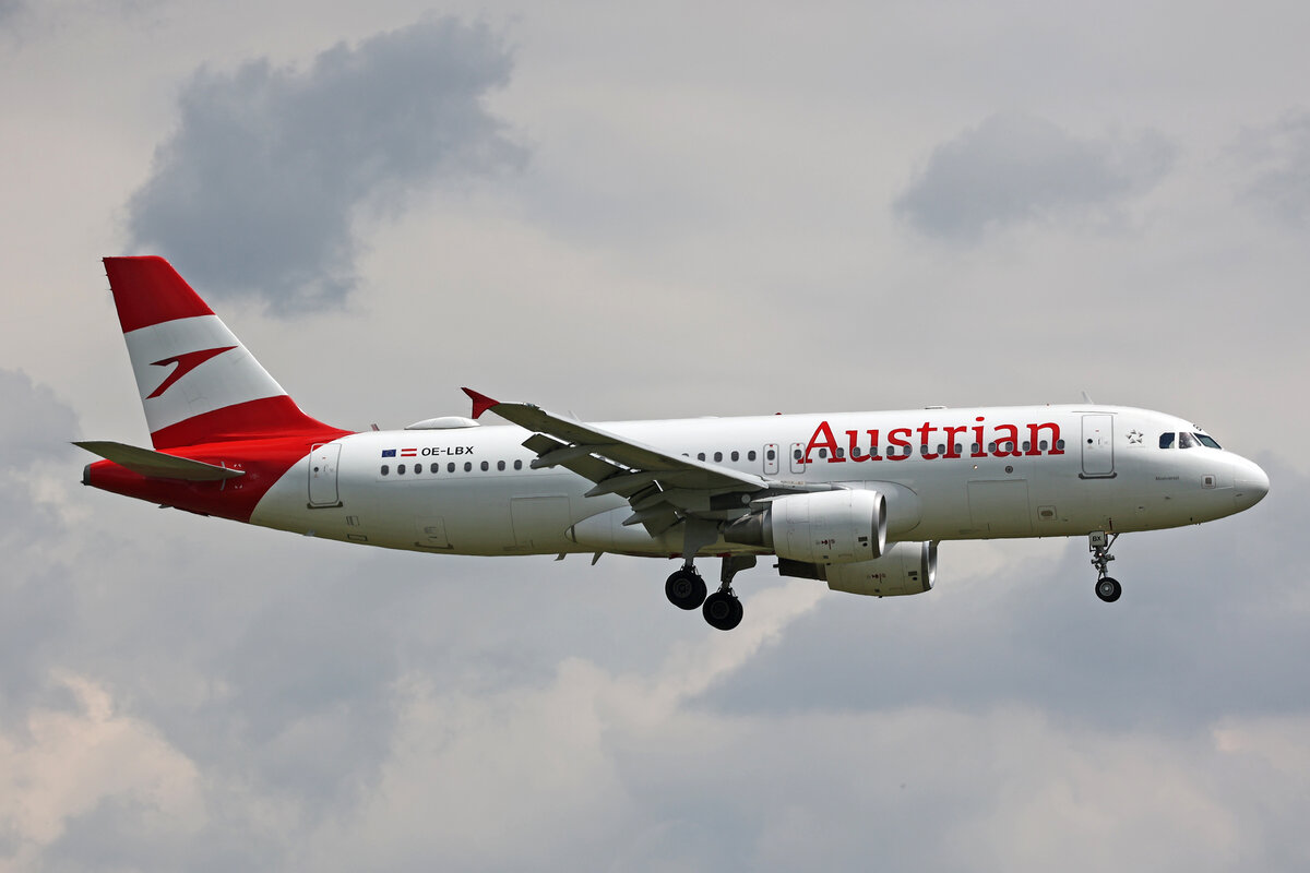 Austrian Airlines, OE-LBX, Airbus A320-214, msn: 1735,  Mostviertel , 13.Juni 2024, ZRH Zürich, Switzerland.