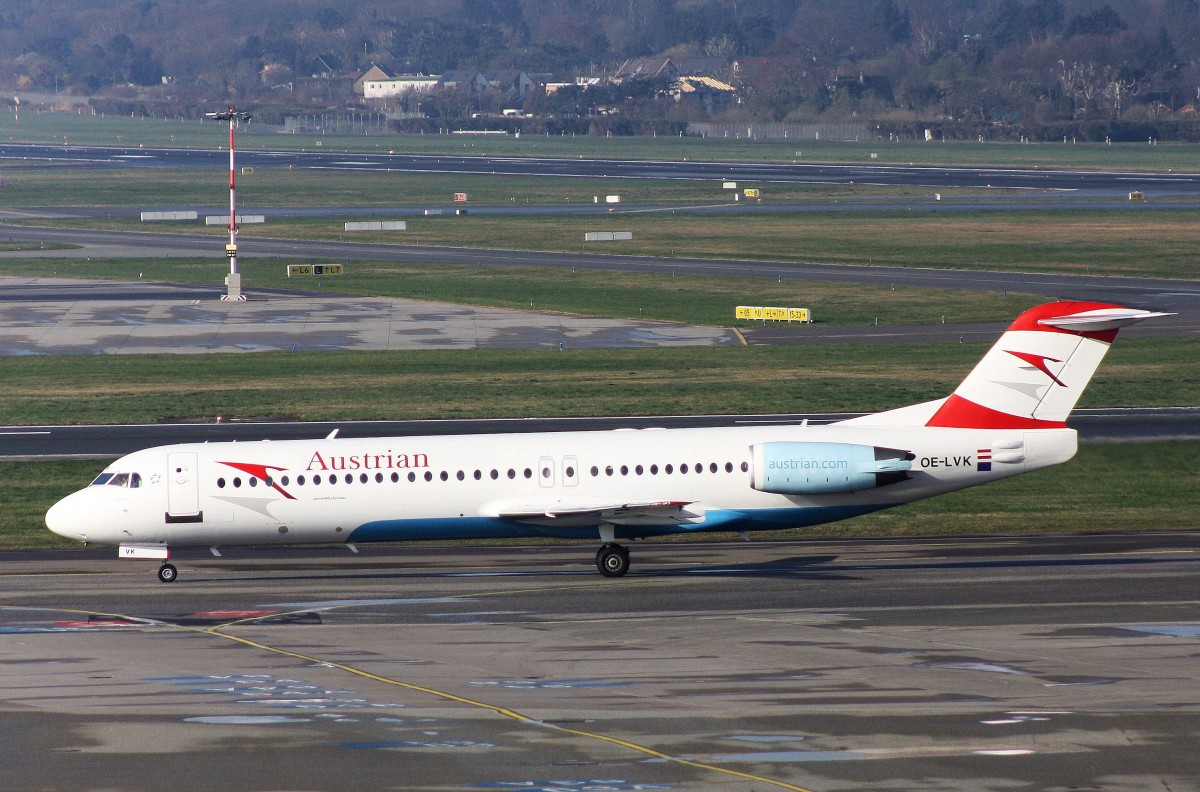 Austrian Arrows,OE-LVK,(c/n11397),Fokker F100,23.03.2014,HAM-EDDH,Hamburg,Germany