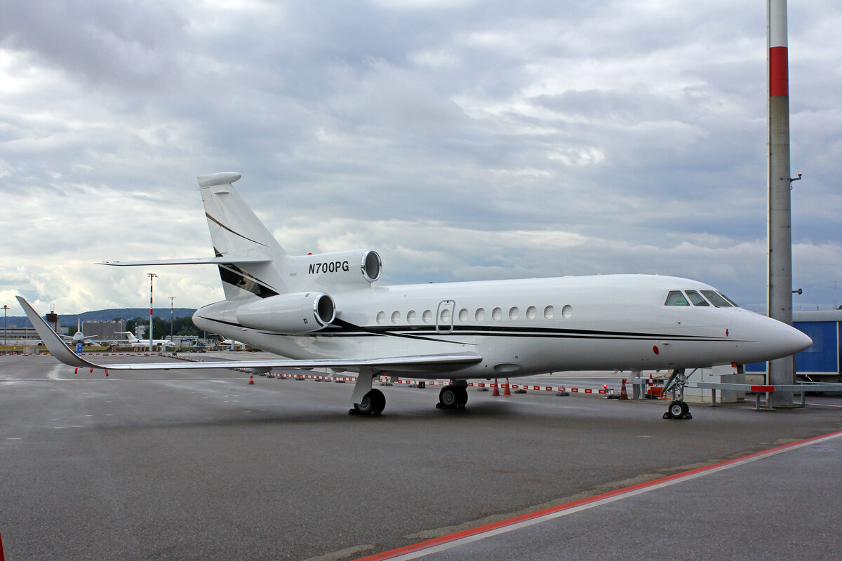 Aviation XX LLC, N700PG, Dassault Falcon 900EX EAsy, msn: 137, 22.Juni 2024, ZRH Zürich, Switzerland.