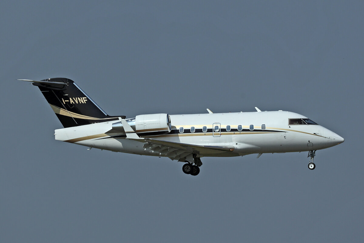 Avionord, I-AVNF, Bombardier Challenger 604, msn: 5487, 05.Juli 2024, MXP Milano Malpensa, Italy.