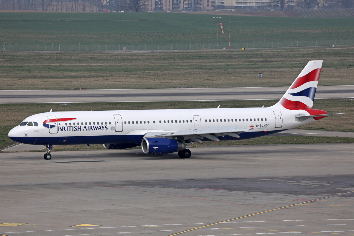 BA Euroflyer, G-EUXK, Airbus A321-231, msn: 3235, 09.März 2024, GVA Genève, Switzerland.