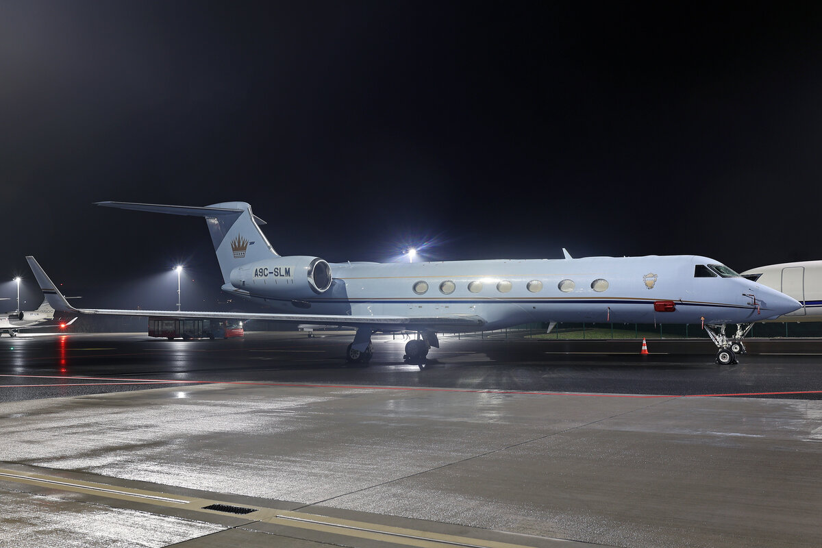 Bahrain Amiri Flight, A9C-SLM, Gulfstream G550, msn: 5242, 22.Januar 2025, ZRH Zürich, Switzerland.