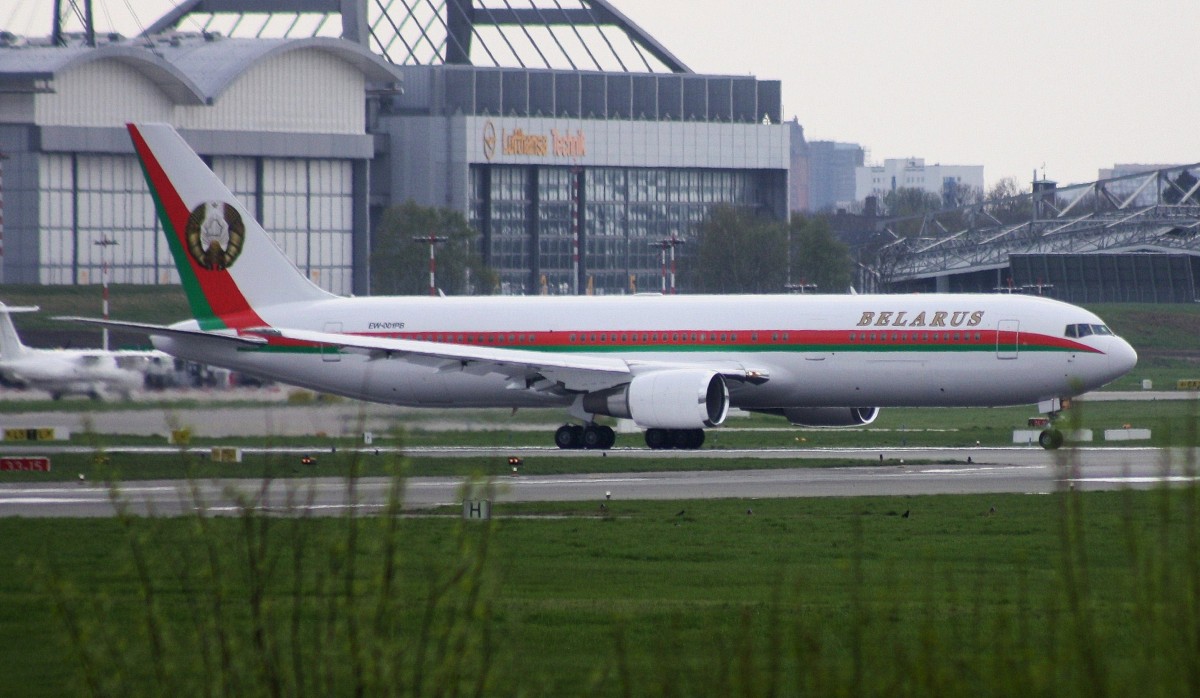 Belarus Government,EW-001PB,(c/n 33968),Boeing 767-32K(ER),11.04.2014,HAM-EDDH,Hamburg,Germany