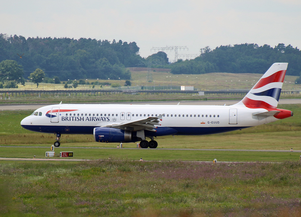 British Airways, Airbus A 320-232, G-EUUD, BER, 14.07.2024