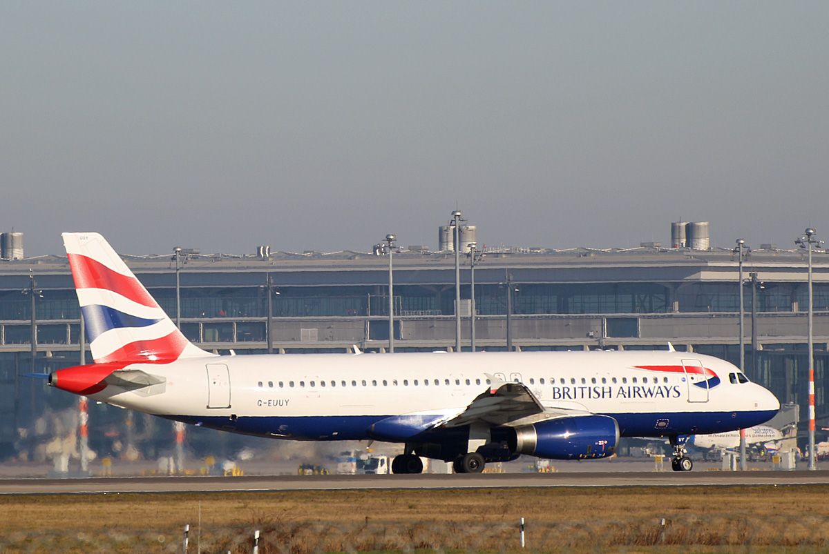 British Airways, Airbus A 320-232, G-EUUY, BER, 19.01.2025