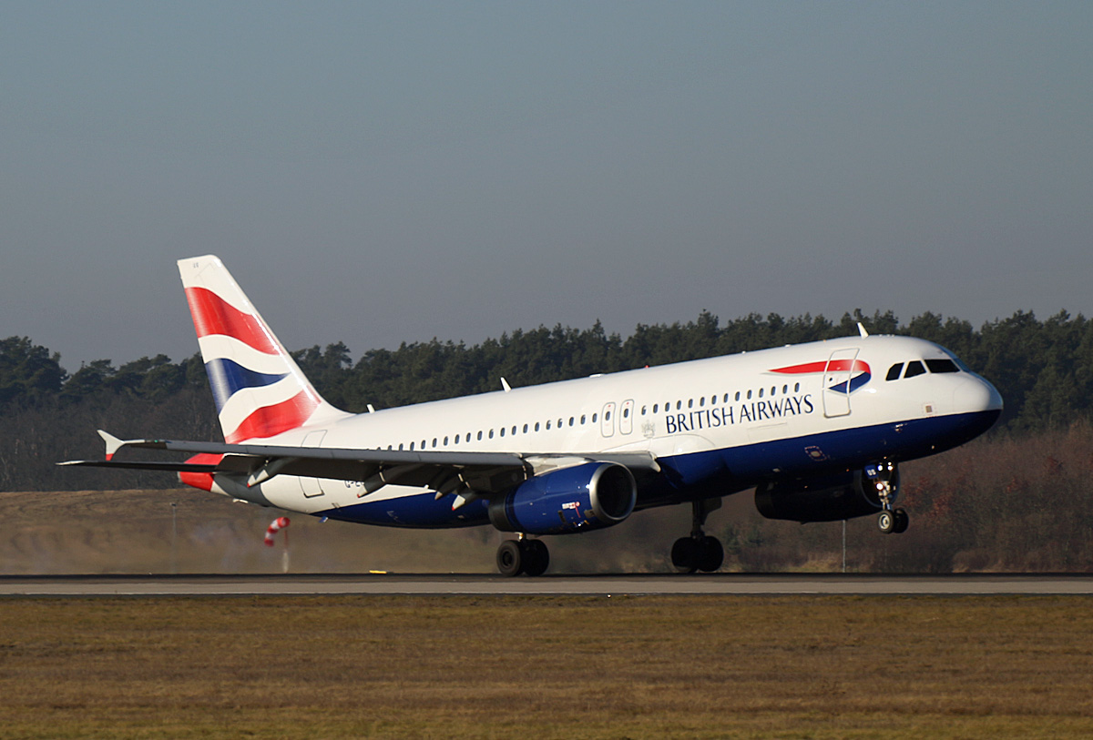 British Airways, Airbus A 320-232, G-EUUS, BER, 19.01.2025