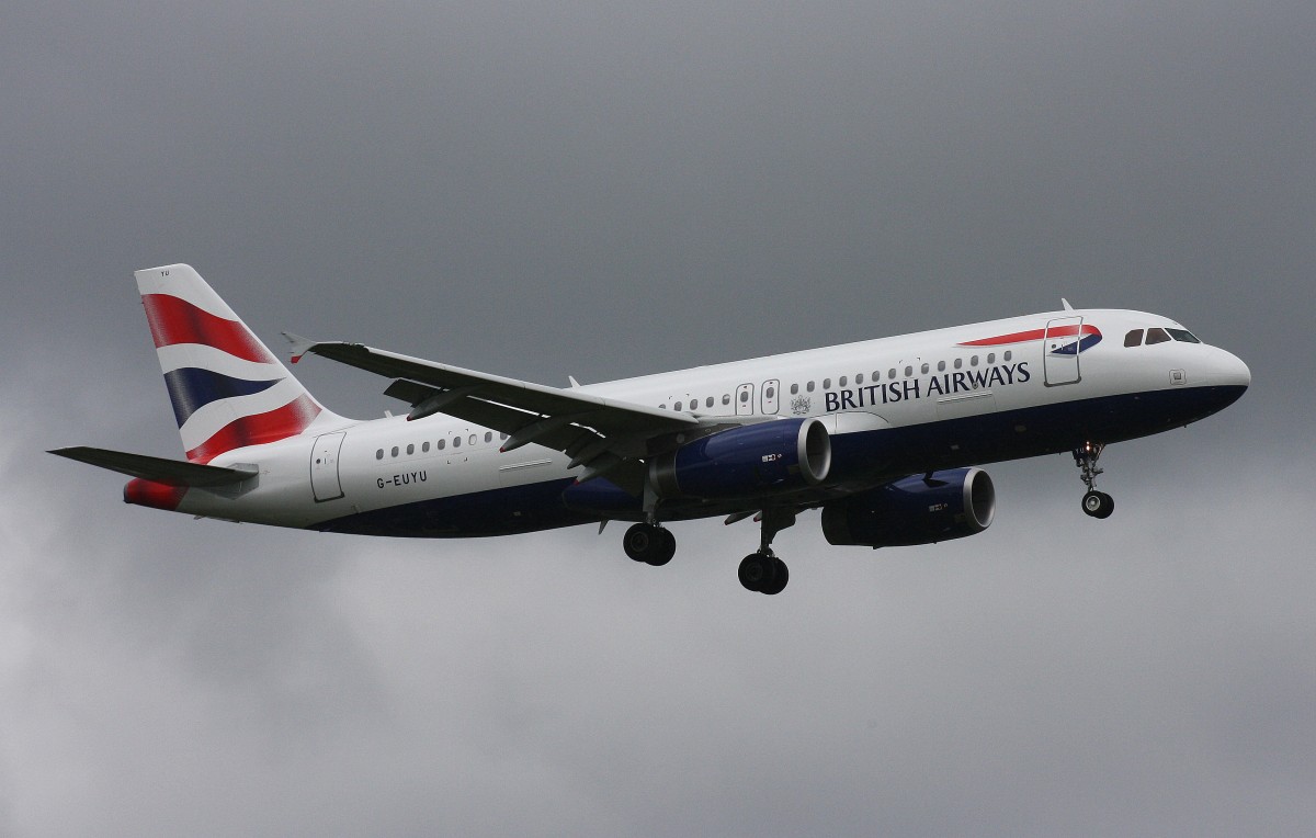 British Airways,G-EUYU,(c/n 6028),Airbus A320-232,11.05.2014,HAM-EDDH,Hamburg,Germany(Delivered:20.03.2014)