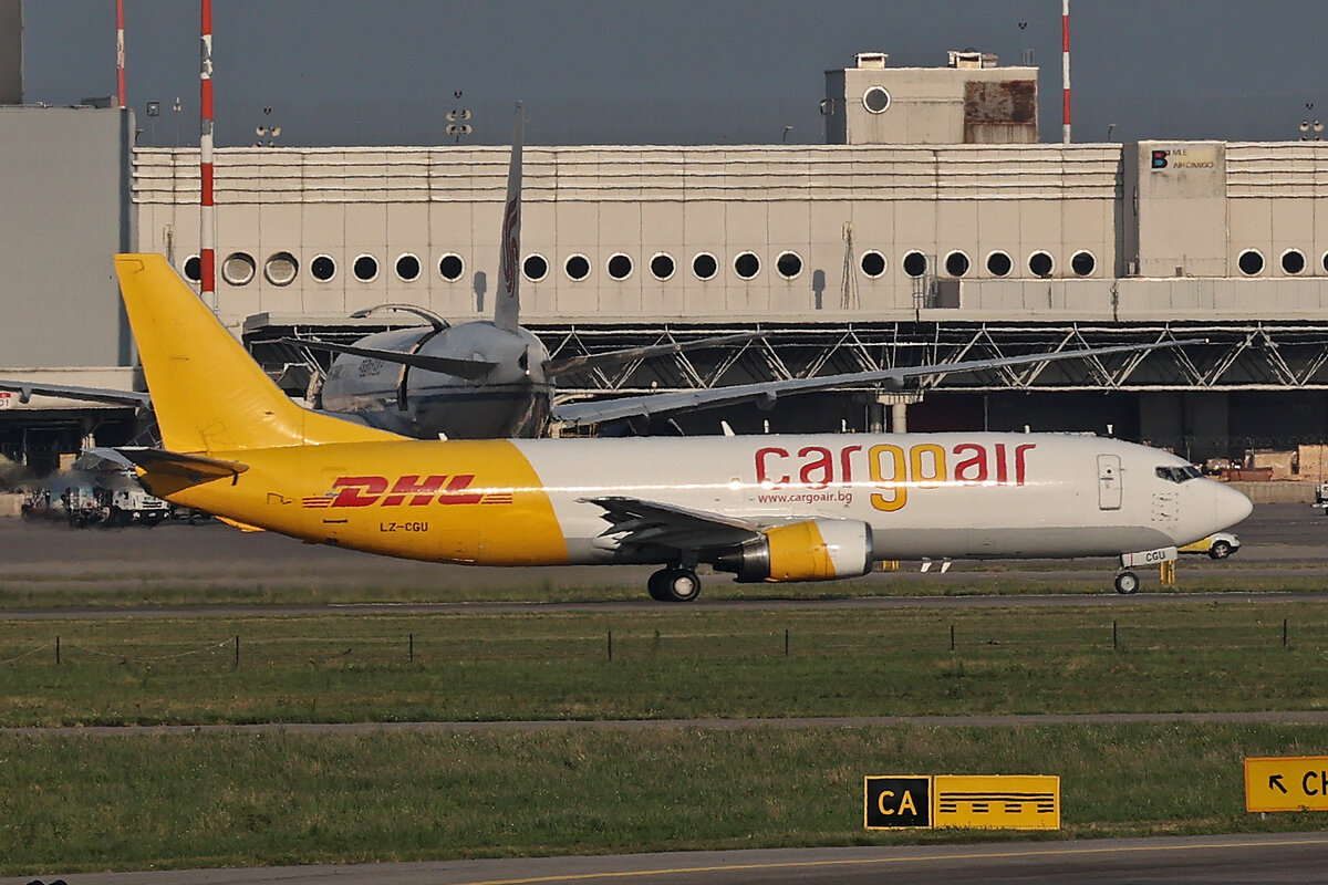 Cargo Air, LZ-CGU, Boeing B737-448F, msn: 24773/1850, 05.Juli 2024, MXP Milano Malpensa, Italy.