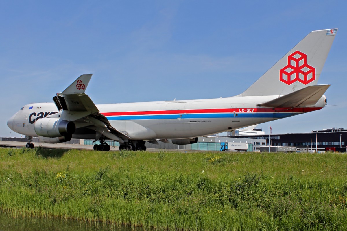 Cargolux LX-SCV in Amsterdam 17.5.2014