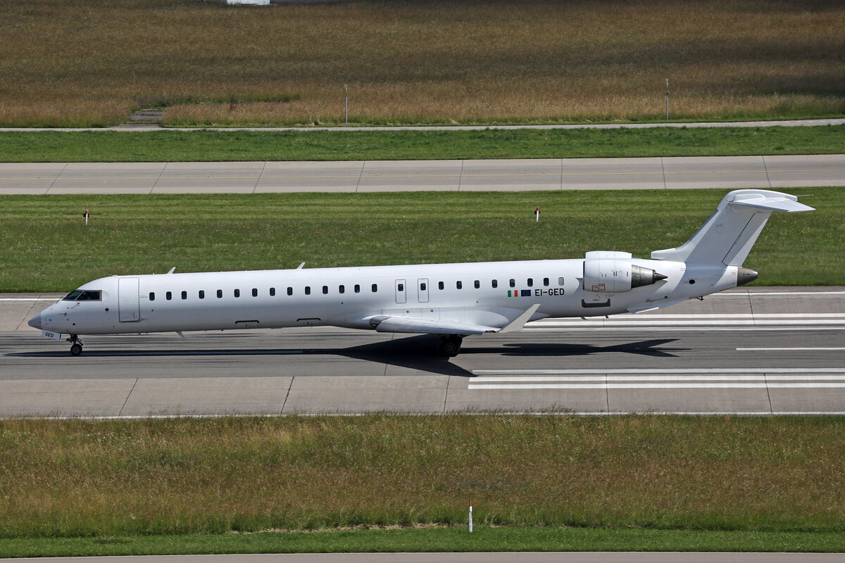 CityJet (Operated for SAS Scandinavian Airlines), EI-GED, Bombardier CRJ-900LR, msn: 15240, 16.Juni 2024, ZRH Zürich, Switzerland.