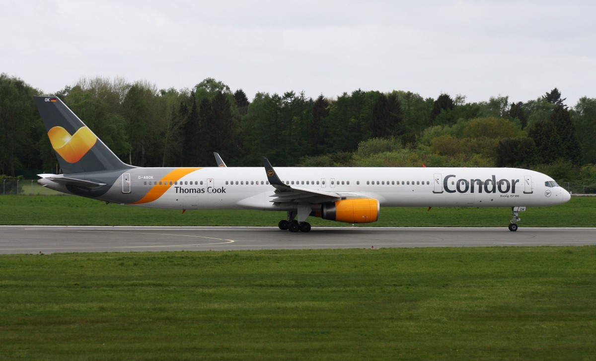 Condor,D-ABOK,(c/n 29020),Boeing 757-330(WL),10.05.2015,HAM-EDDH,Hamburg,Germany