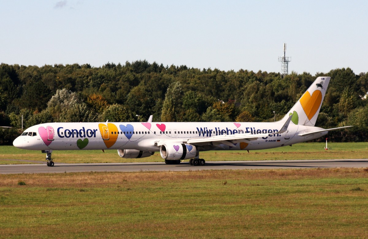 Condor,D-ABON,(c/n29023),Boeing 757-330,29.09.2013,HAM-EDDH,Hamburg,Germany