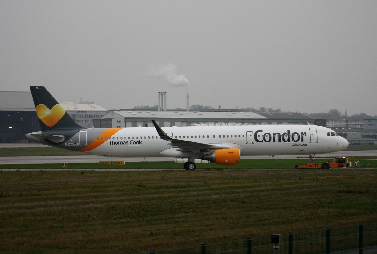 Condor,D-AVXS,Reg.AIAE,(c/n 6376),Airbus A321-211(SL),19.11.2014,XFW-EDHI,Hamburg-Finkenwerder,Germany