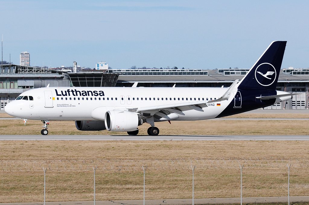 D-AINQ Airbus A320-271N 22.02.2020