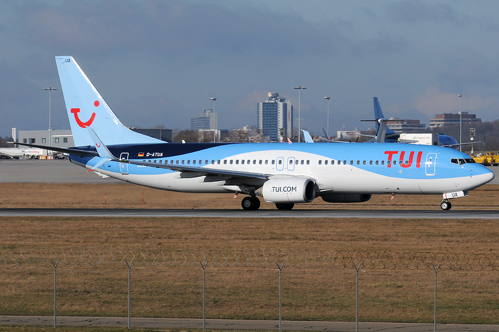 D-ATUA Boeing 737-8K5 20.01.2020