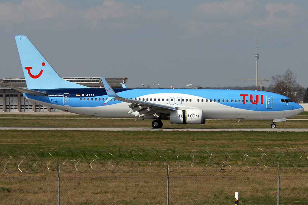 D-ATYI Boeing 737-8K5 31.03.2019