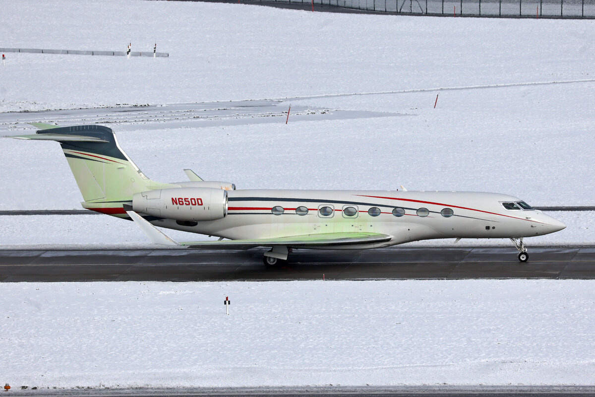 Dow Chemical Co., N650D, Gulfstream G650ER, msn: 6489, 19.Januar 2024, ZRH Zürich, Switzerland.