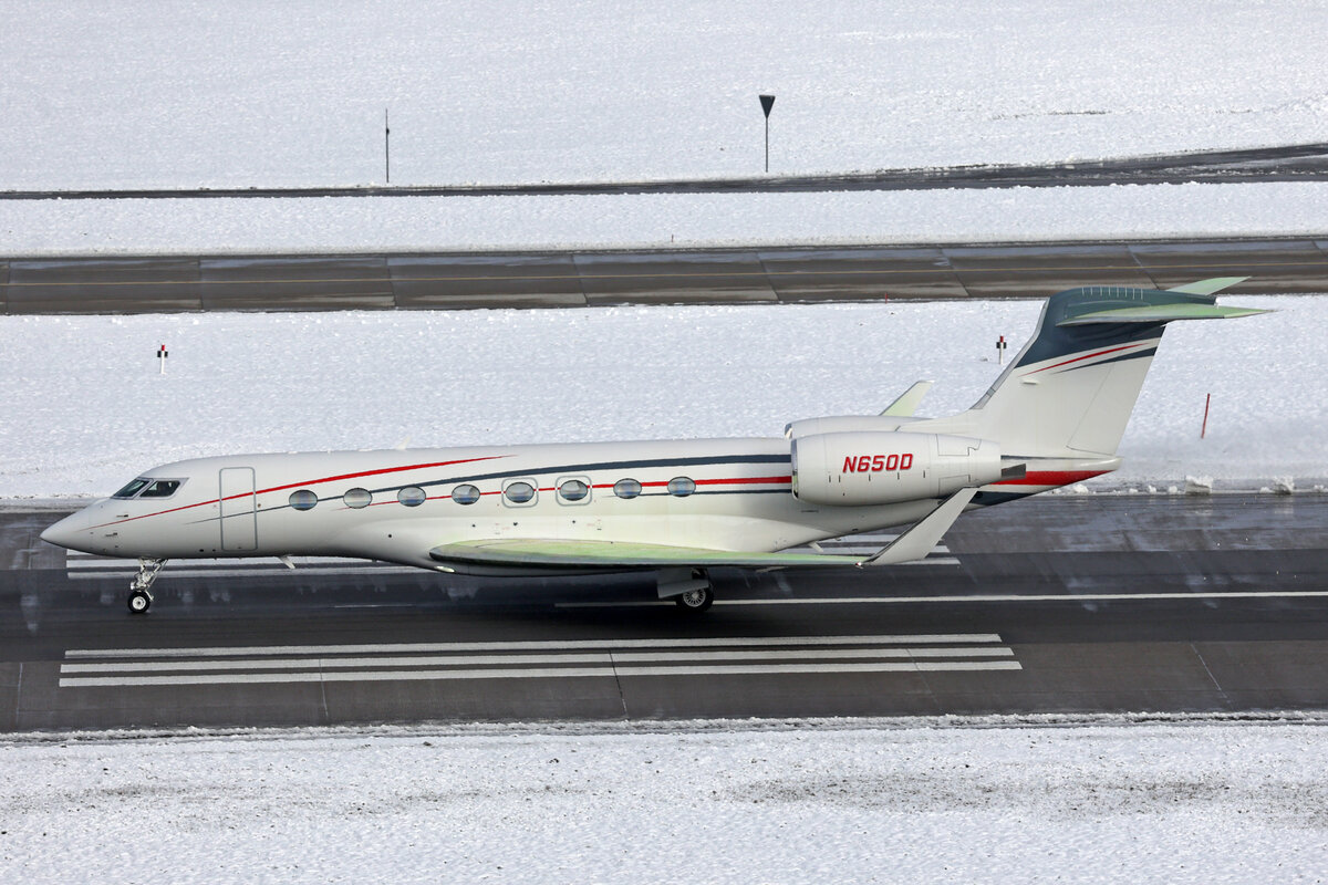 Dow Chemical Co., N650D, Gulfstream G650ER, msn: 6489, 19.Januar 2024, ZRH Zürich, Switzerland.