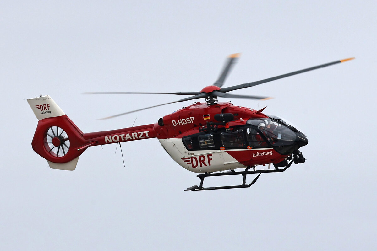 DRF Luftrettung, D-HDSP, Airbus Helicopters Deutschland	MBB BK-117D2,msn: 20213, 14.Oktober 2024, NUE Nürnberg, Germany.