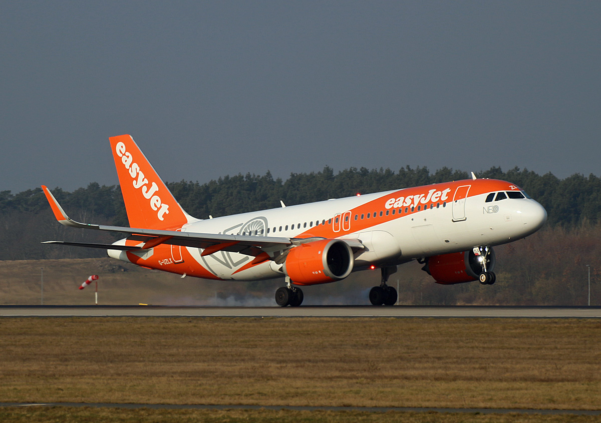 Easyjet, Airbus A 320-251N, G-UZLX, BER, 09.02.2025