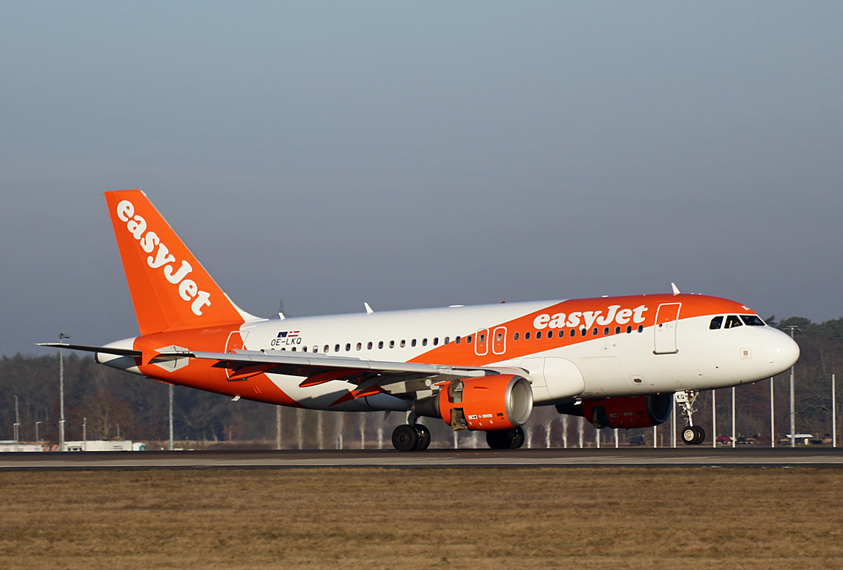 Easyjet Europe, Airbus A 319-111, OE-LKQ, BER, 22.02.2025