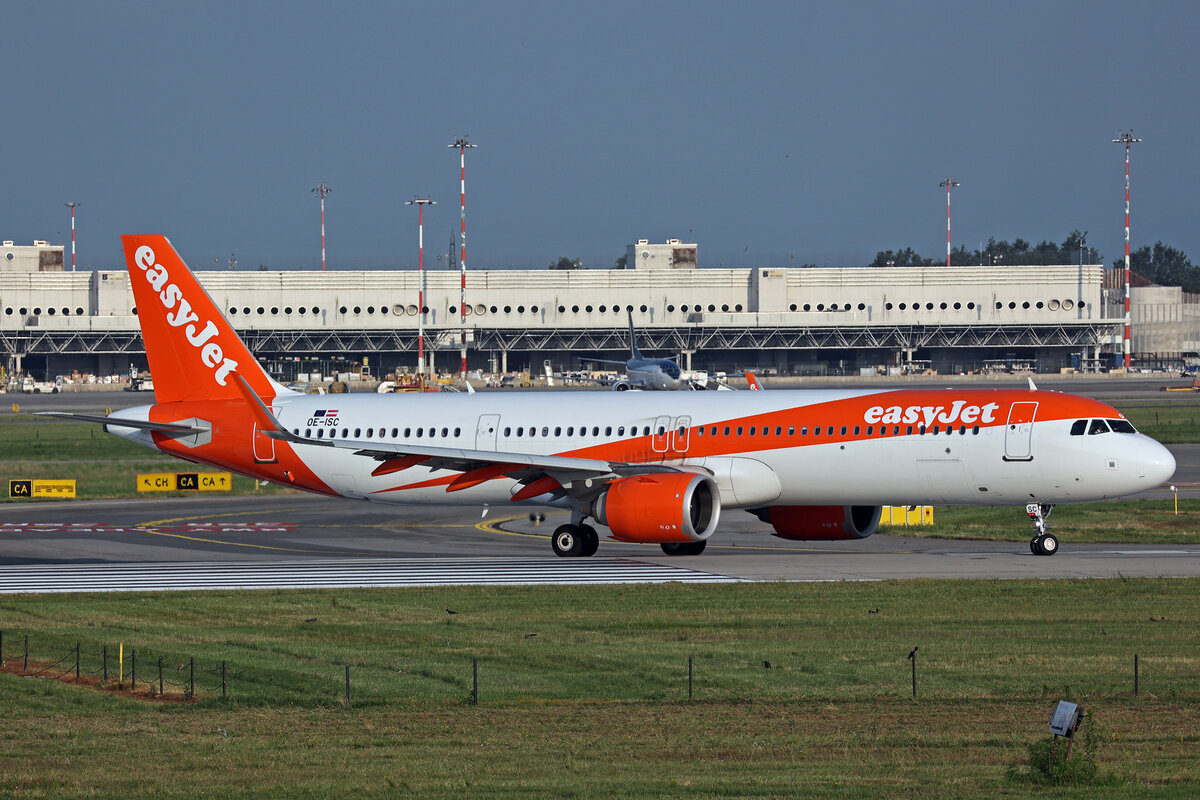 easyJet Europe, OE-ISC, Airbus A321-251NX, msn: 9258, 10.Juli 2024, MXP Milano Malpensa, Italy.