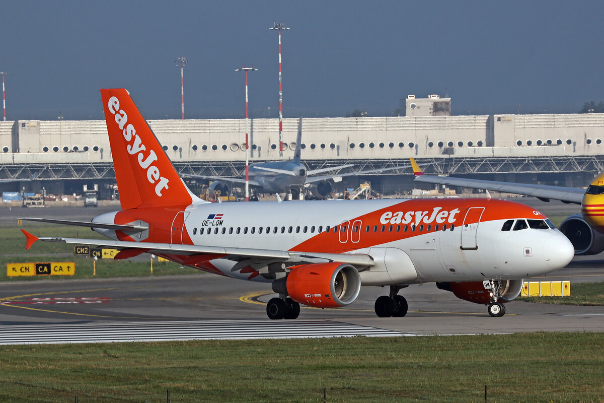 easyJet Europe, OE-LQM, Airbus A319-111, msn: 3824, 04.Juli 2024, MXP Milano Malpensa, Italy.