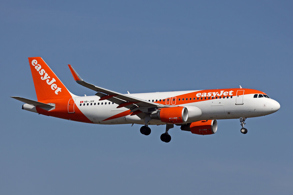 easyJet, HB-JXR, Airbus A320-214, msn: 6177, 04.März 2025, ZRH Zürich, Switzerland.