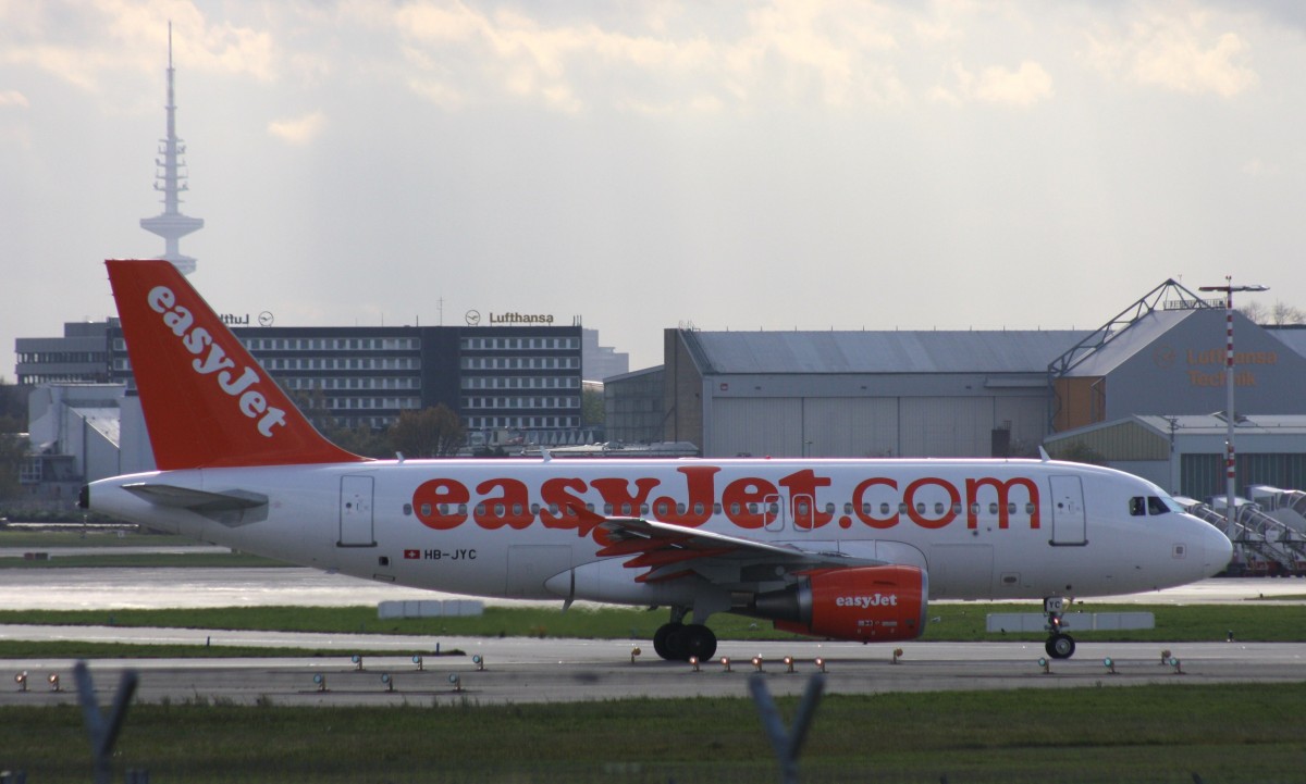 EasyJet Switzerland,HB-JYC,(c/n4785),Airbus A319-111,09.11.2013,HAM-EDDH,Hamburg,Germany