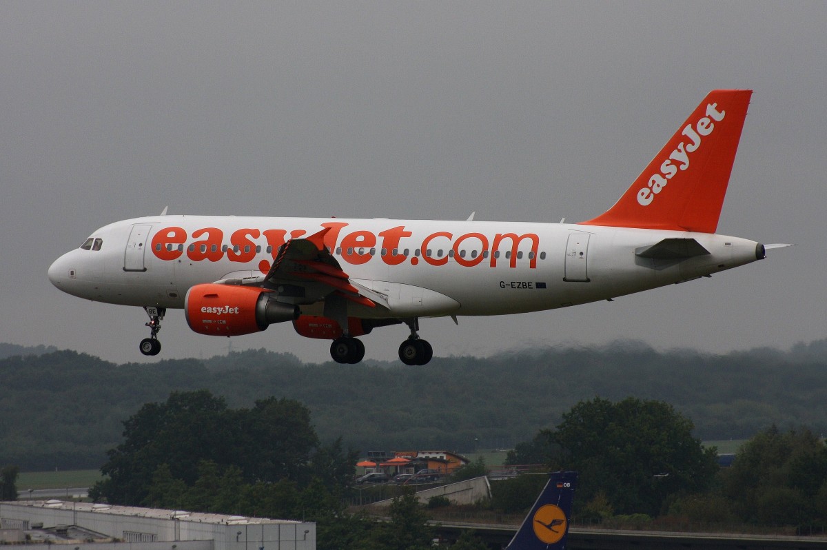 EasyJet,G-EZBE,(c/n 2884),Airbus A319-111,01.09.2014,HAM-EDDH,Hamburg,Germany