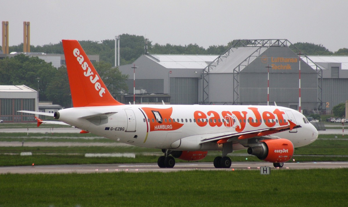 EasyJet,G-EZBG,(c/n2946),Airbus A319-111,11.05.2014,HAM-EDDH,Hamburg,Germany(cs HAMBURG)