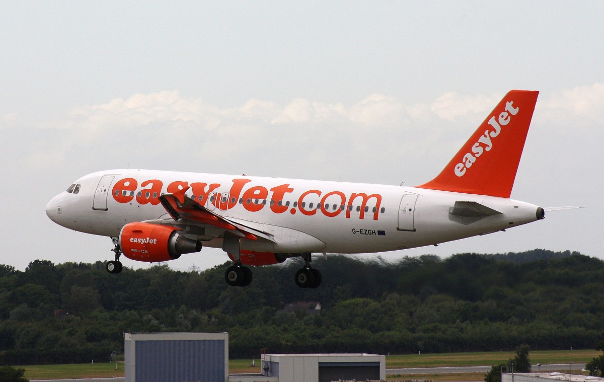 EasyJet,G-EZGH,(c/n 4667),Airbus A319-111,09.08.2014,HAM-EDDH,Hamburg,Germany