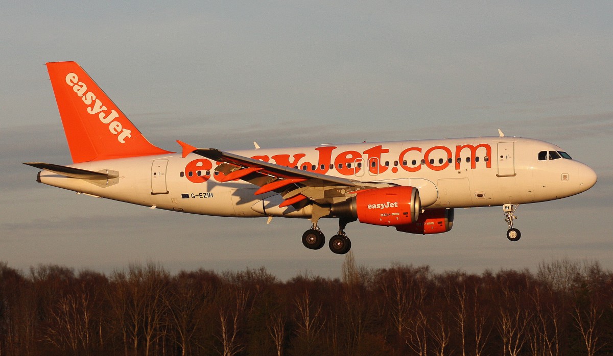 EasyJet,G-EZIH,(c/n2463),Airbus A319-111,02.02.2014,HAM-EDDH,Hamburg.Germany