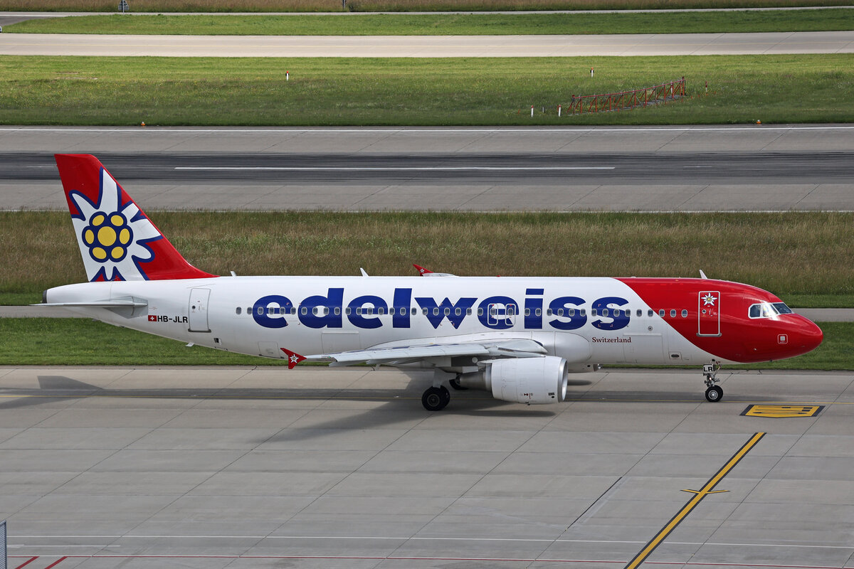 Edelweiss Air, HB-JLR, Airbus A320-214, msn: 5037,  Villars-sur-Ollon , 16.Juni 2024, ZRH Zürich, Switzerland.